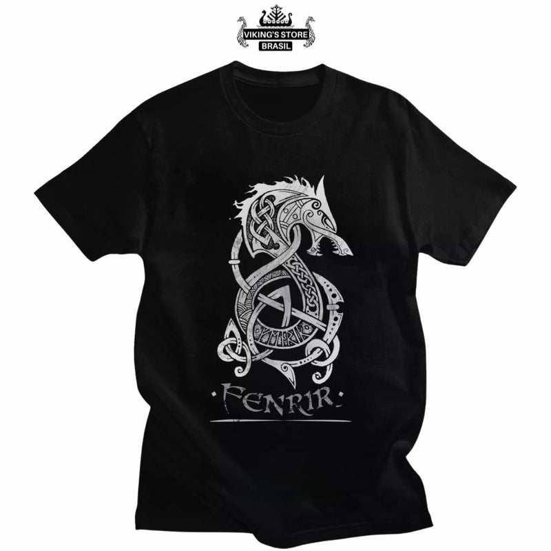 Camiseta Fenrir Mitologia Nórdica