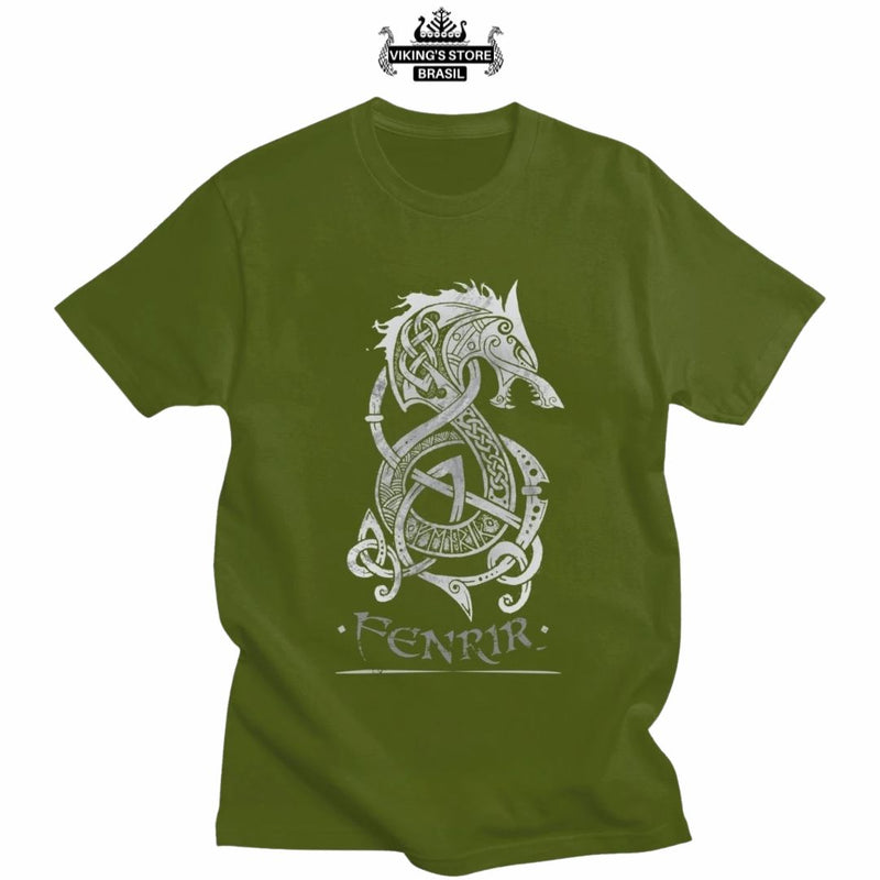 Camiseta Fenrir Mitologia Nórdica