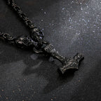 Colar Caveira Martelo Viking