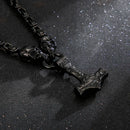 Colar Caveira Martelo Viking