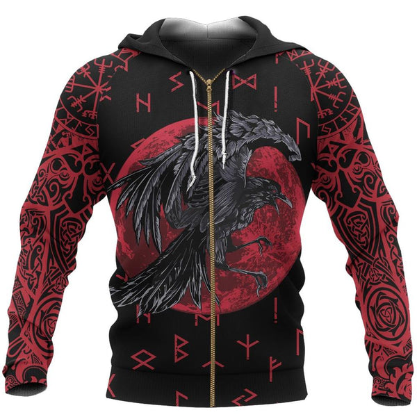 Blusa Moletom Nórdica Hugin e Munin