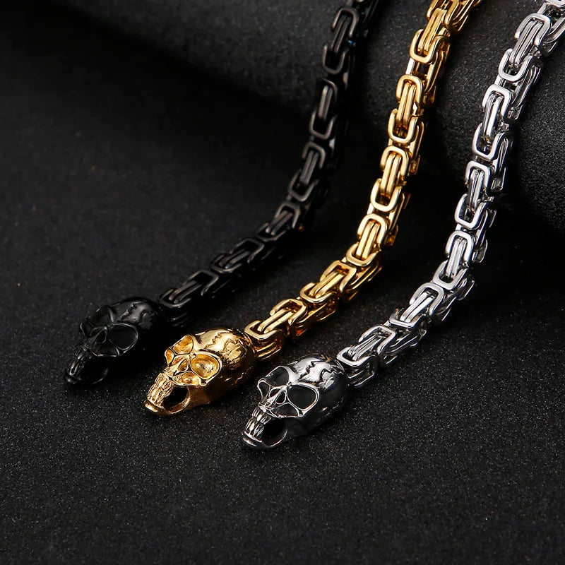 Colar Caveira Martelo Viking