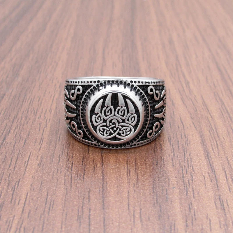 Anel Viking Garra Berserker
