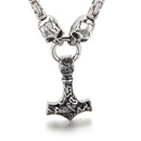 Colar Caveira Martelo Viking