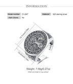 Anel Guardiões de Yggdrasil Prata