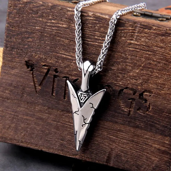 Colar Ragnar Valknut Spear