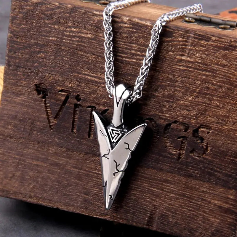 Colar Ragnar Valknut Spear