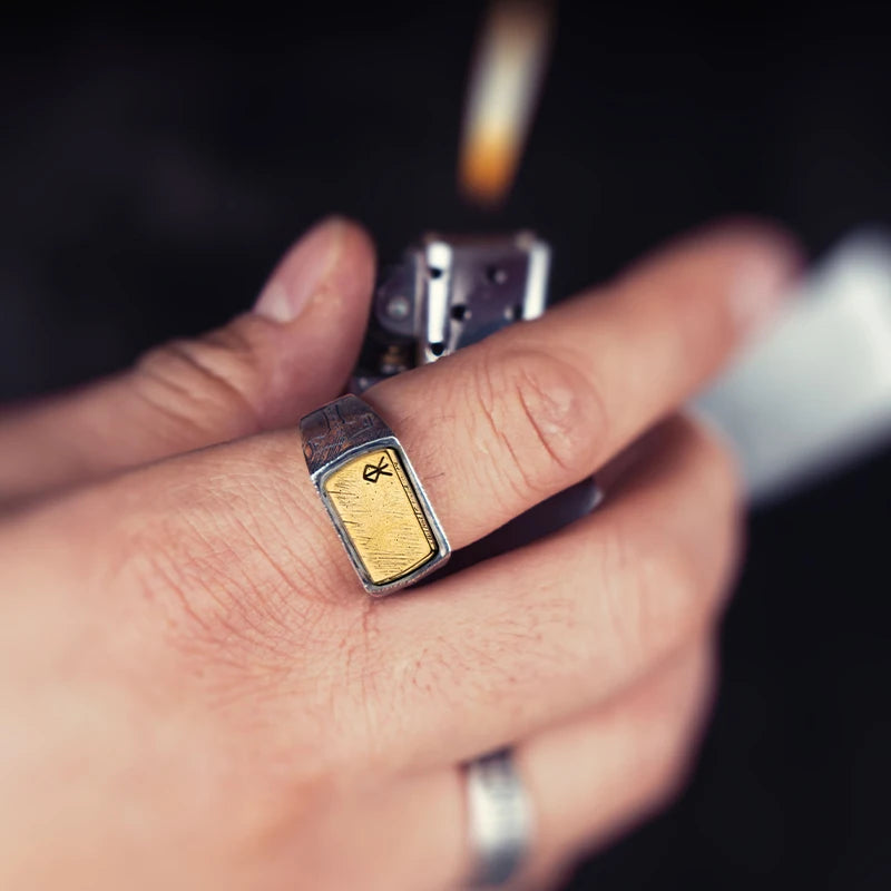 Anel Coleção Silver Pantheon