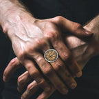 Anel Skull Prata do Berserker