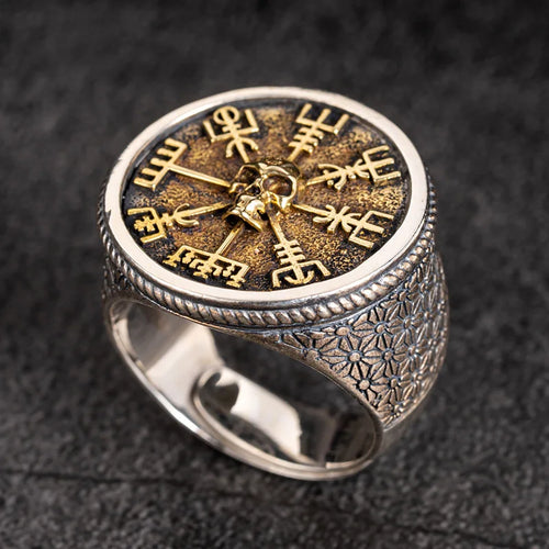 Anel Skull Prata do Berserker