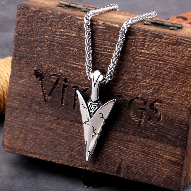 Colar Ragnar Valknut Spear