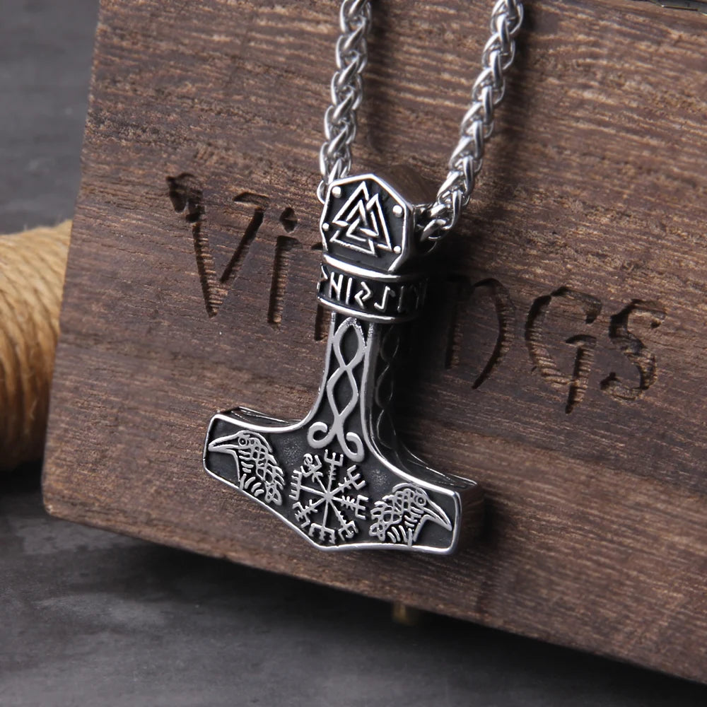 Colar Thor Águias de Aço