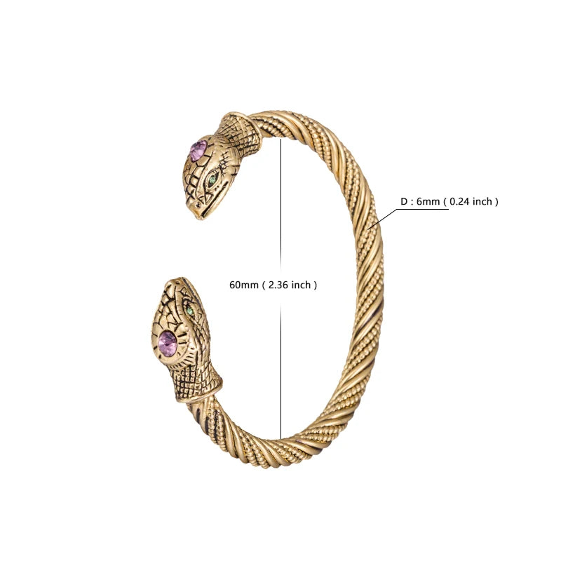 Pulseira Viking Cabeça de Cobra