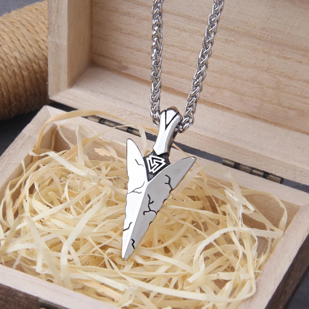 Colar Ragnar Valknut Spear