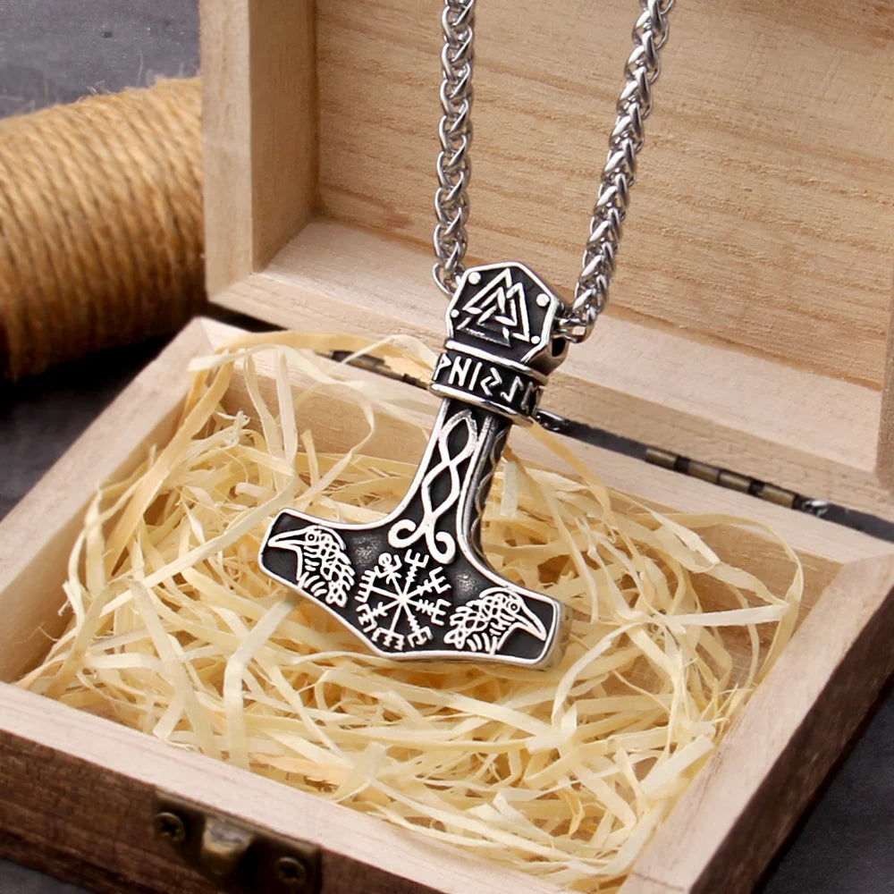 Colar Thor Águias de Aço