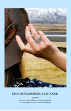 Anel Guardiões de Yggdrasil Prata