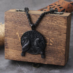 Colar Viking Huginn e Muninn