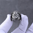 Anel de Bússola Viking Vegvisir