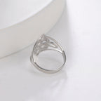 Anel Viking Cruz Wicca Feminino