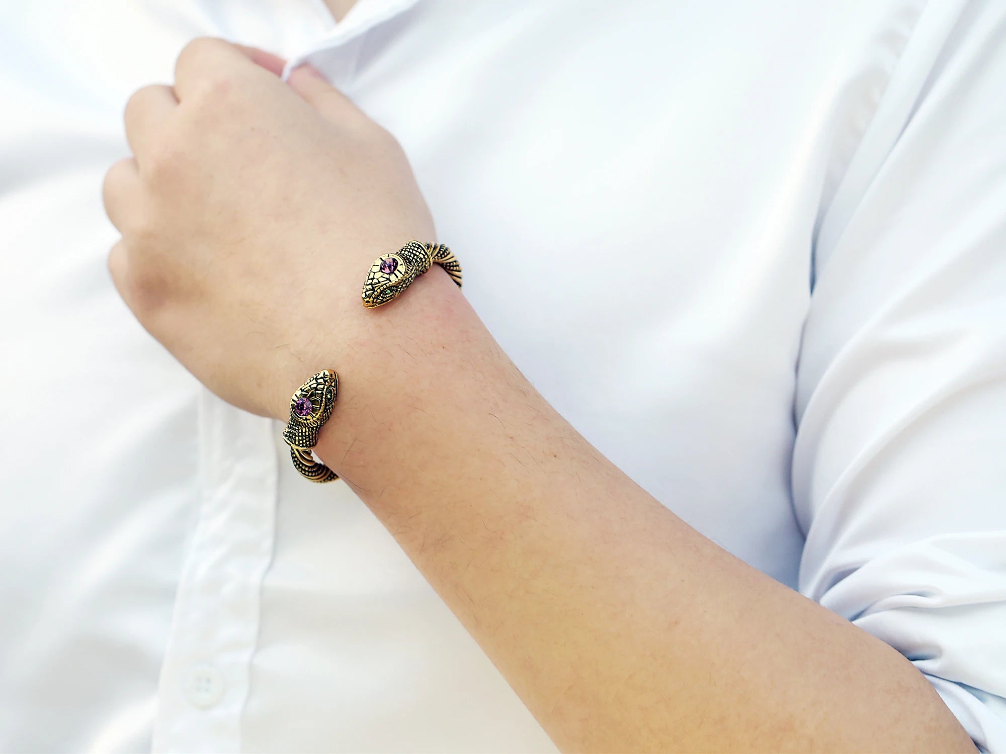 Pulseira Viking Cabeça de Cobra