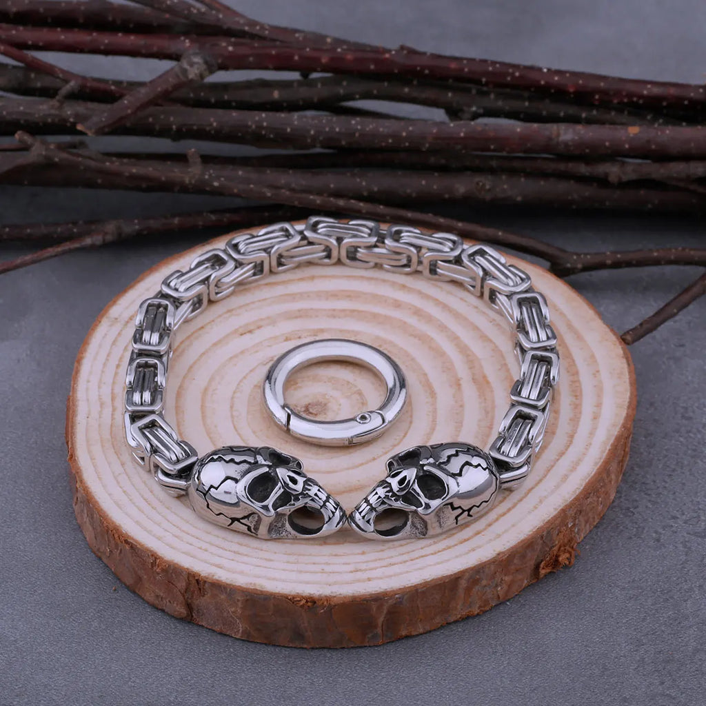 Pulseira Viking Caveira