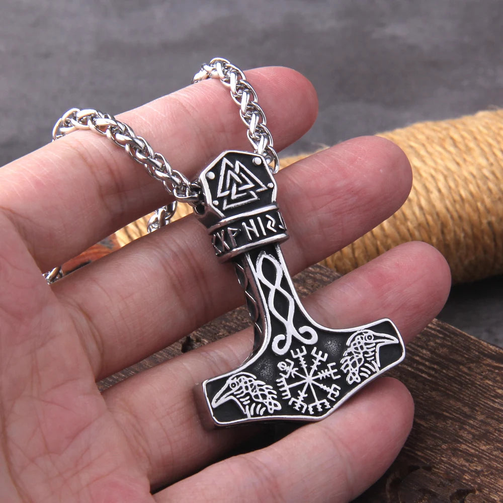 Colar Thor Águias de Aço