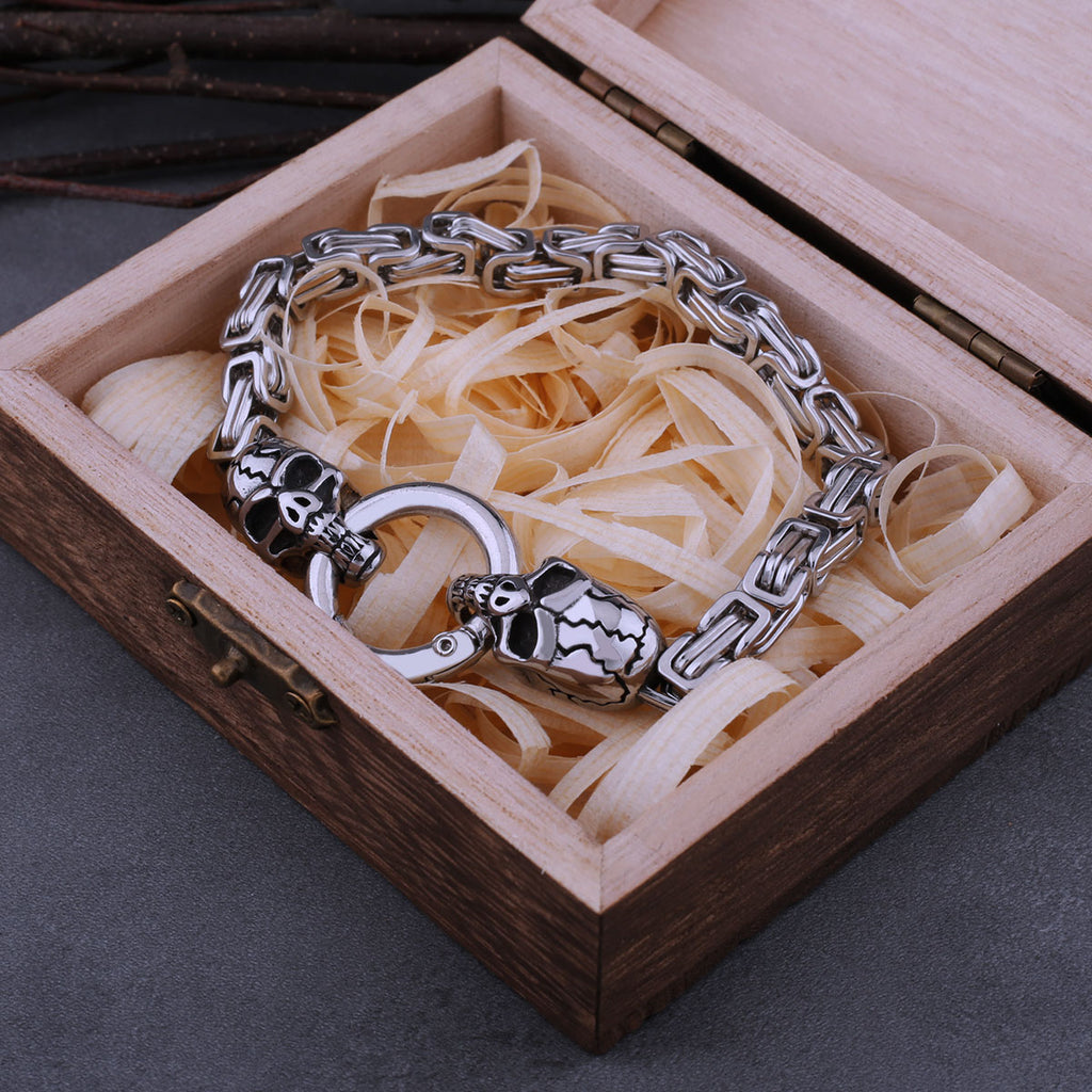 Pulseira Viking Caveira