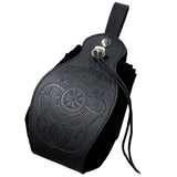 Bolsa Medieval Viking de Couro