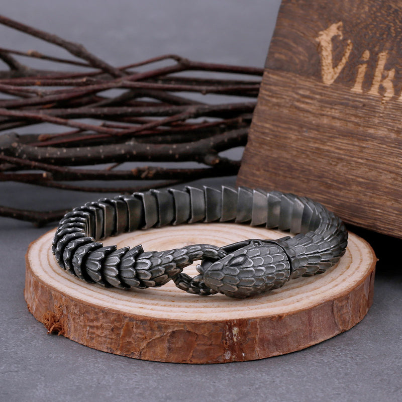 Pulseira Serpente de Midgard