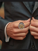 Anel Skull Prata do Berserker