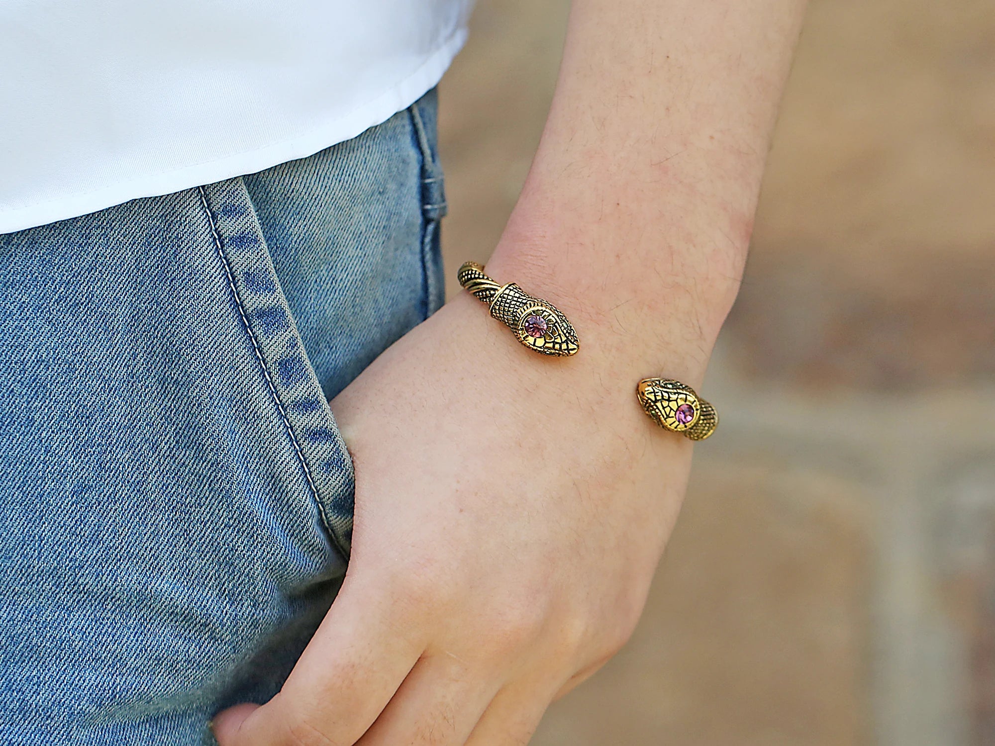 Pulseira Viking Cabeça de Cobra