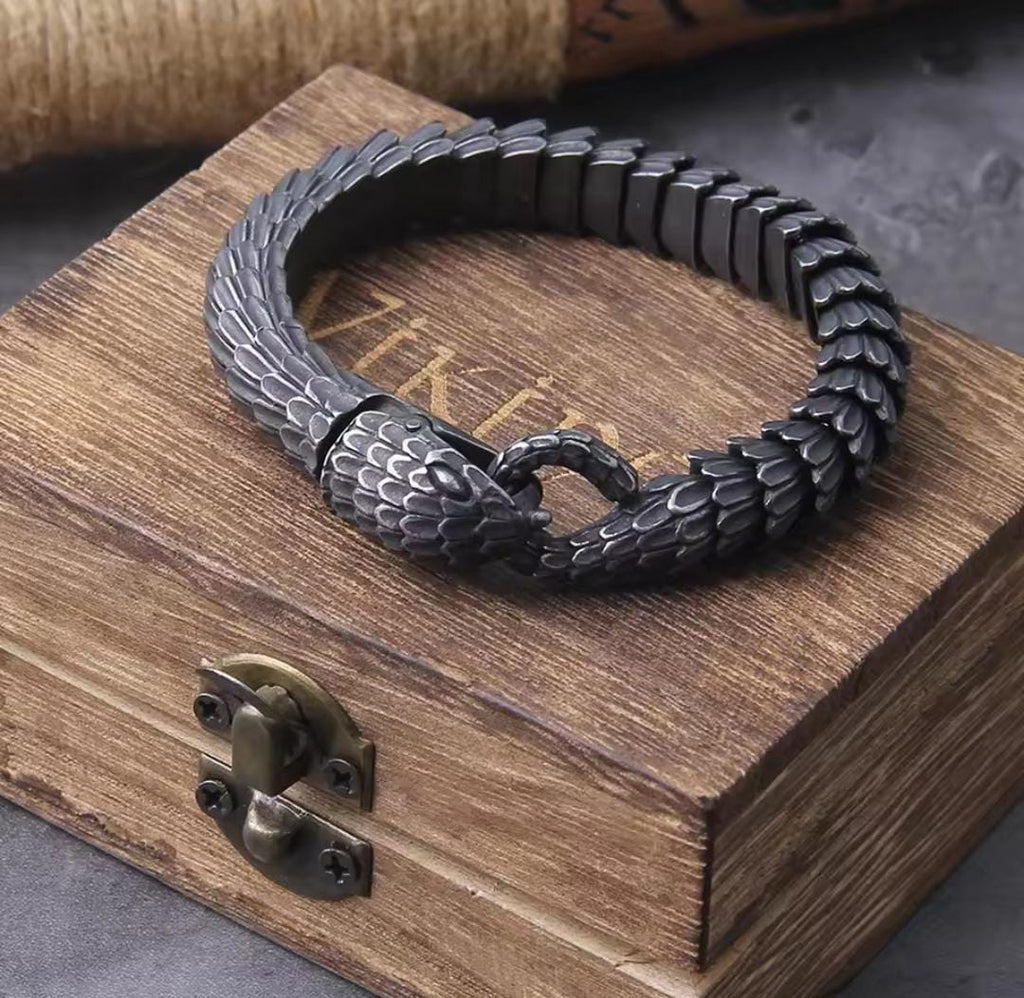 Pulseira Serpente de Midgard